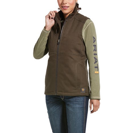 Ariat Women's Rebar DuraCanvas™ Insulated Vest - Wren