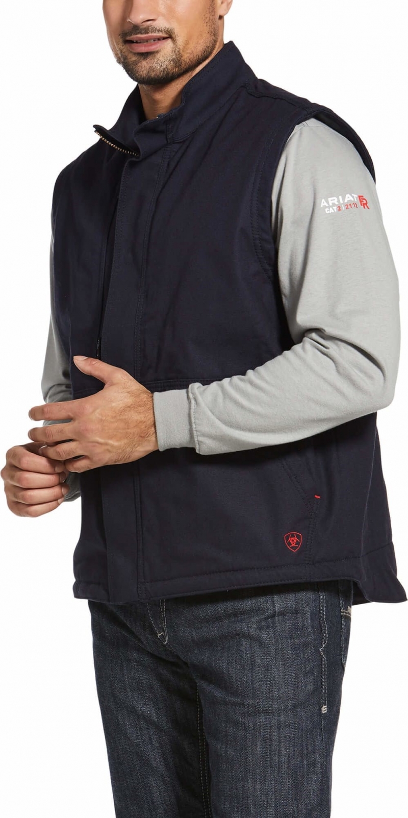 Ariat FR Workhorse Insulated Vest - Navy