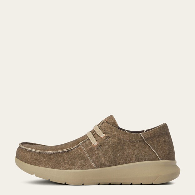 Ariat Canvas Hilo Shoe - Brown Canvas