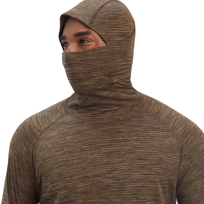 Ariat Rebar Gridwork Balaclava Baselayer L/S Shirt - Wren