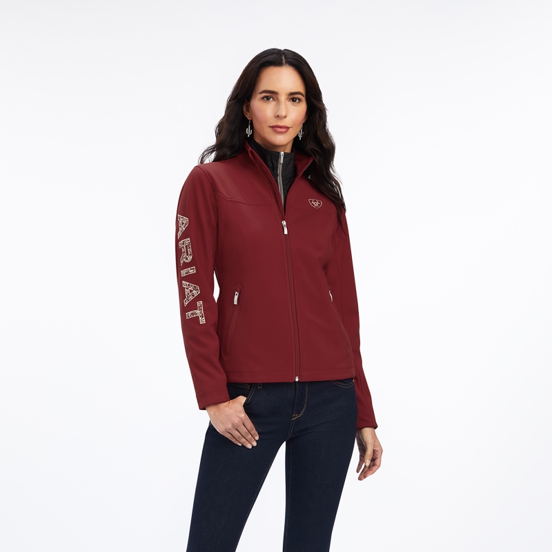 Ariat Women's Aparejo Team Softshell Jacket - Sun-Dried Tomato