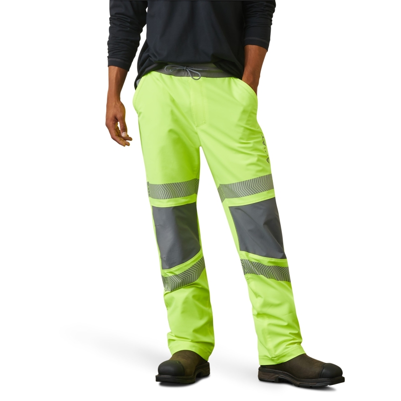 Ariat Straight Leg DuraStretch™ Pull-On Rebar Pant - Hi Vis Yellow