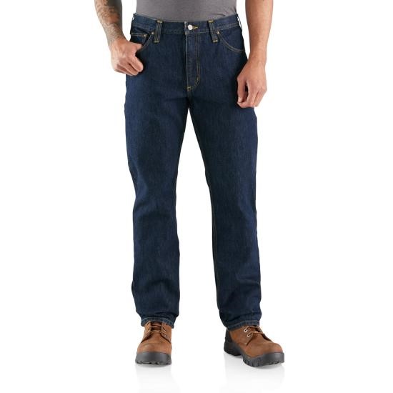 Carhartt Relaxed Fit Straight Leg Heavyweight 5 Pocket Utility Jean - Freight