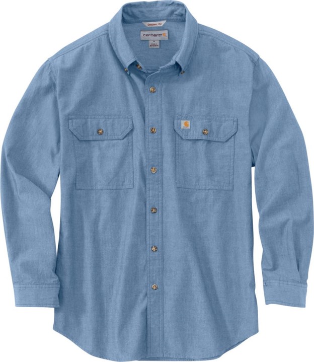 Carhartt Original Fit Chambray Button Front L/S Shirt