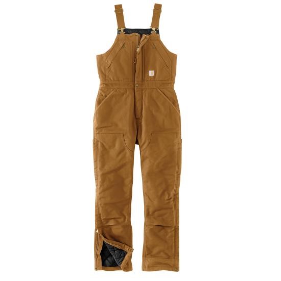 Carhartt Women's Loose Fit Washed Duck Insulated Biberall