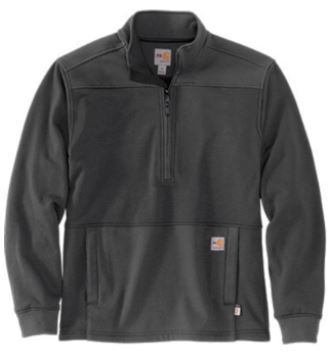 Carhartt FR Rain Defender Relaxed Fit Half Zip Mock Neck Fleece