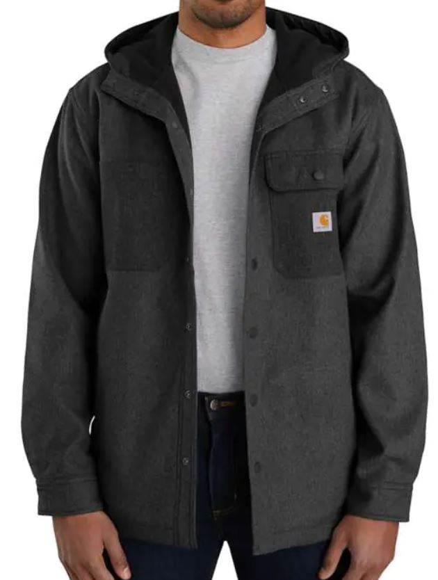 Carhartt Rain Defender Relaxed Fit Heavyweight Hooded Shirt Jacket