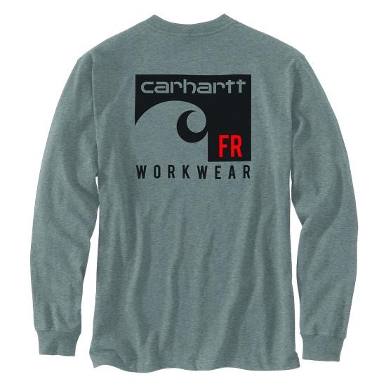 Carhartt Flame Resistant Force Loose Fit Lightweight L/S Graphic Pocket Crewneck