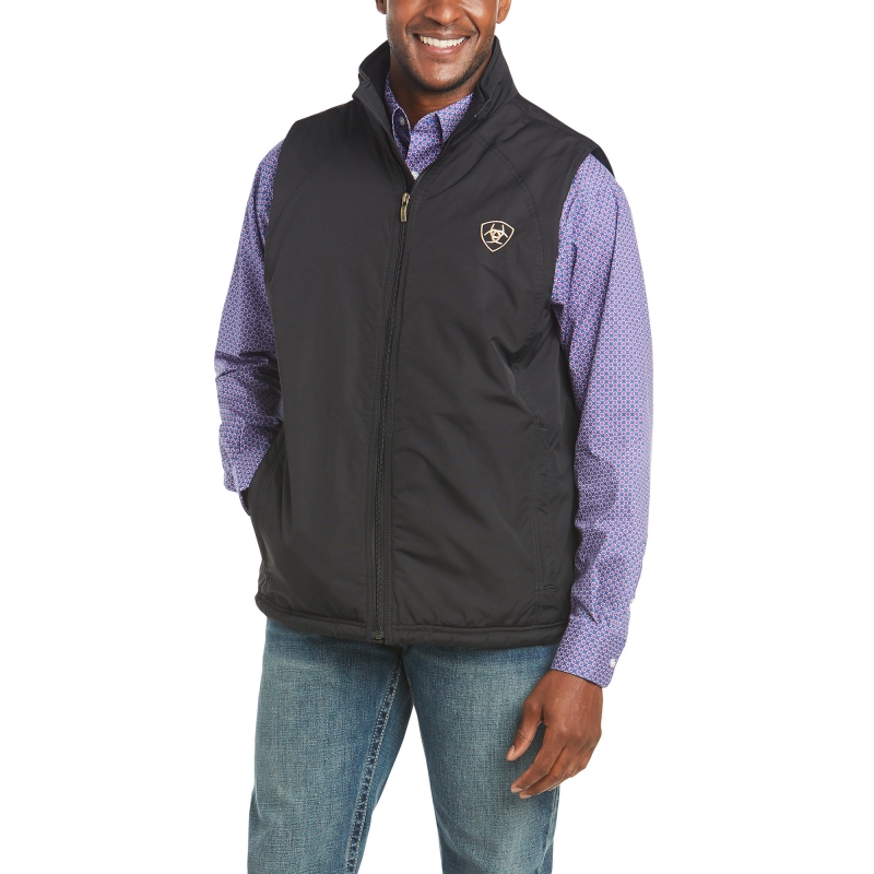 Ariat Team Insulated Logo Vest - Black