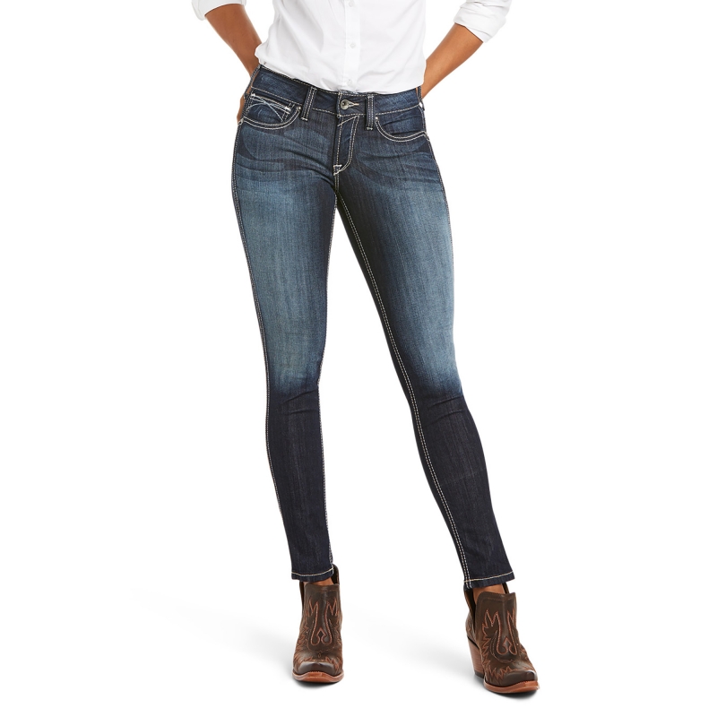 Ariat Women's R.E.A.L. Mid Rise Skinny Ella Jean - Celestial