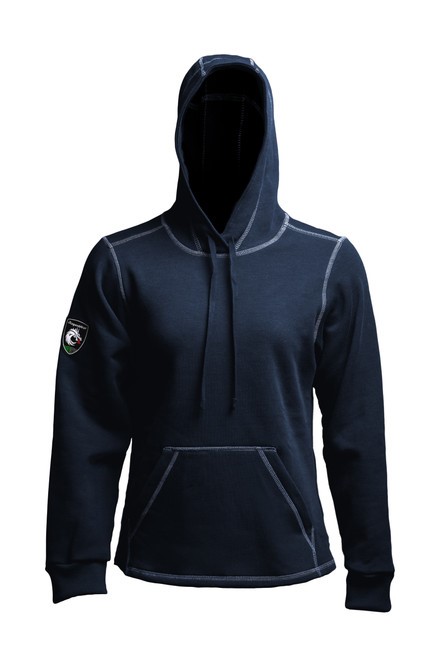 Dragonwear Women's Elements Cyclone Hooded Pullover Sweatshirt - Navy