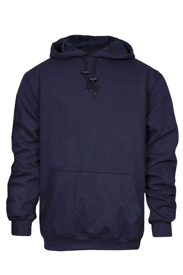 NSA FR Double-Thick Hooded Pullover Sweatshirt - Navy