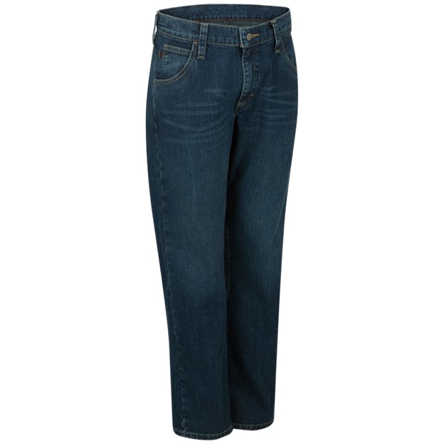 Bulwark FR Straight Fit Stretch Straight Leg Jean - Sanded Denim