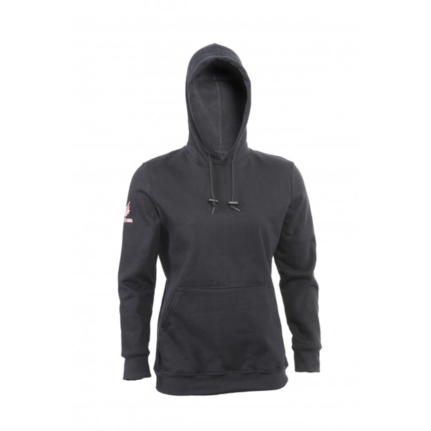 NSA Women's Heavyweight Hooded Pullover Sweatshirt - Navy