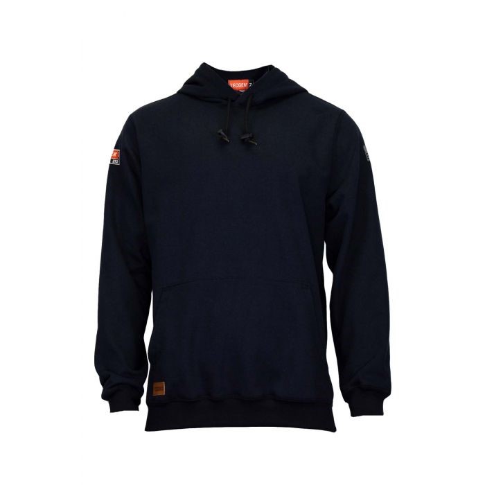 NSA FR Double Thick Hooded Zip-Front Sweatshirt - Navy